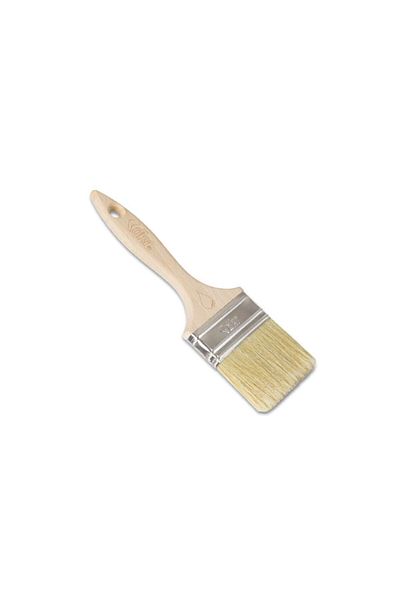 DKR 1" Platinum Wooden Handle Cutting Brush