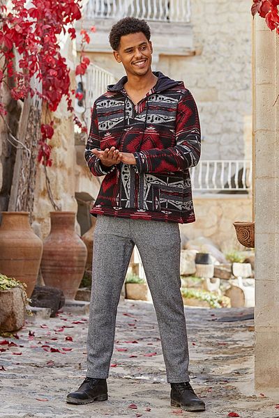 Clandestino Παντελόνι τσέπης Bohemian Style Γκρι