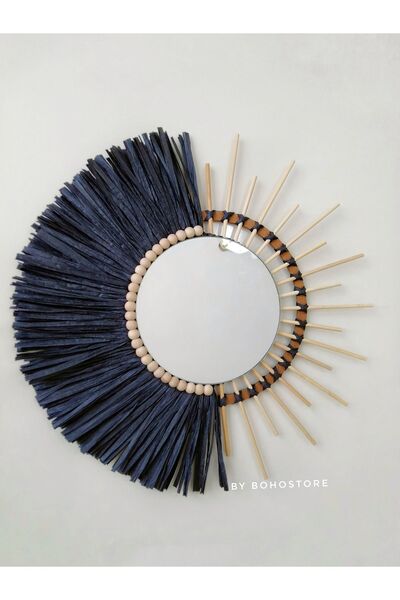 BOHEM Lacivert Yelpaze Ayna