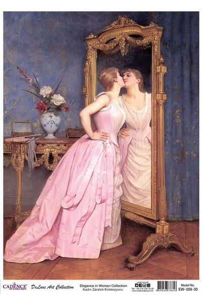 Cadence Ew 09 Kadın Zarafeti Koleksiyonu Pirinç Dekopaj 30x42