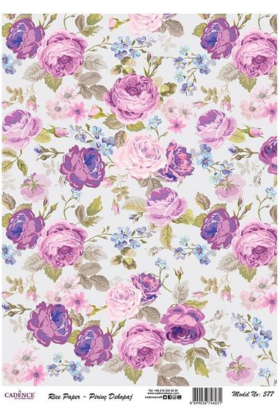 Cadence Rice Decoupage - Model 577