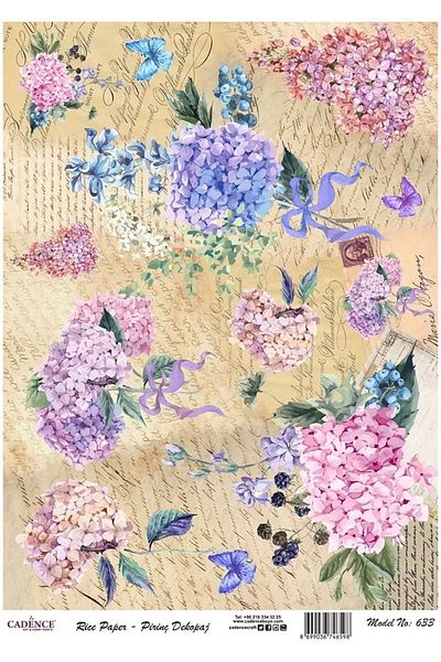 Cadence Rice Decoupage - Model 633