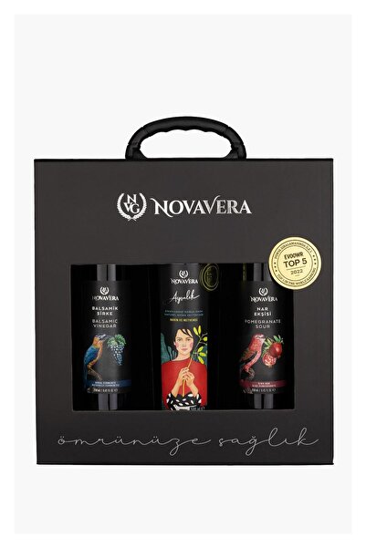 Nova Vera Çanta Kutulu Hediye Seti (3LÜ) Nar Ekşi