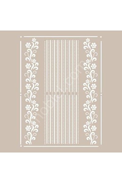 Cadence Çiçek Model AS489 A4 Stencil