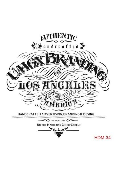 Cadence Home Decor Stencil Hdm034 ( 25 X 25 )