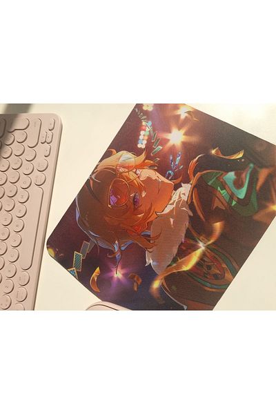 Yenaplanner Honkai Star Rail Aventurine Mousepad 23X19 cm