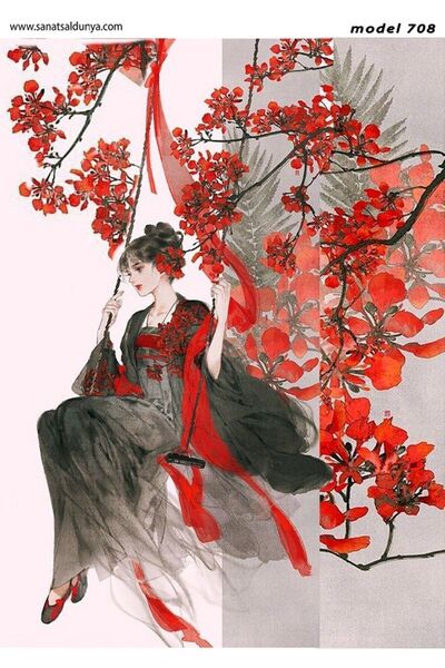 Sanatsal Dünya &tela Transfer Model-708