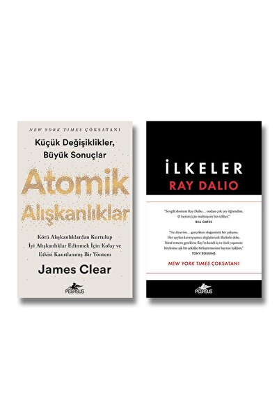 Pegasus Yayınları Atomik Alışkanlıklar - İlkeler: Hayat-İş 2 Kitap Set James ...