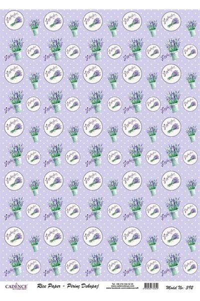 Cadence Rice Decoupage - Model 392