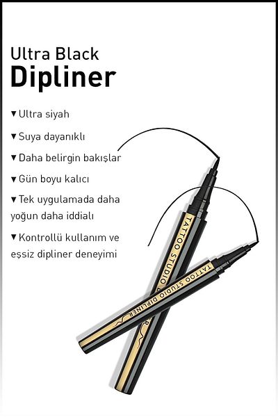 BİYUTREND Tattoo Studio Dipliner Black Best Eyeliner