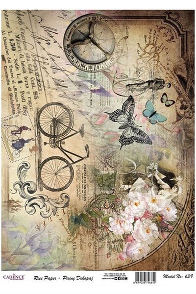 Cadence Rice Decoupage - Model 639