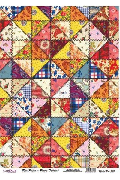Cadence Rice Decoupage Paper Model 380