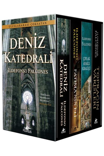 Pegasus Yayınları Ildefonso Falcones Tarihi Roman Kutulu Özel Seti 4 Kitap