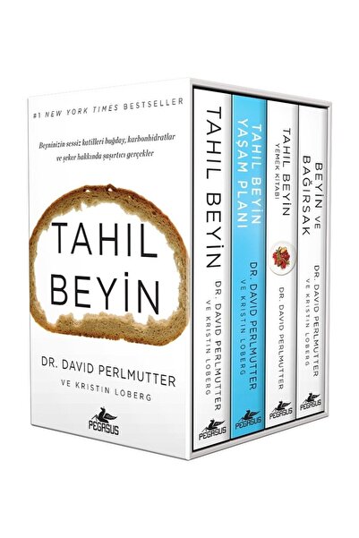 Pegasus Yayınları Tahıl Beyin Kutulu Özel Set (4 KİTAP) - David Perlmutter