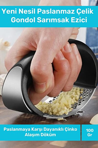 Pastimore Yeni Nesil Paslanmaz Çelik Pratik Mutfak Sarımsak Rendesi Kolay Kul...