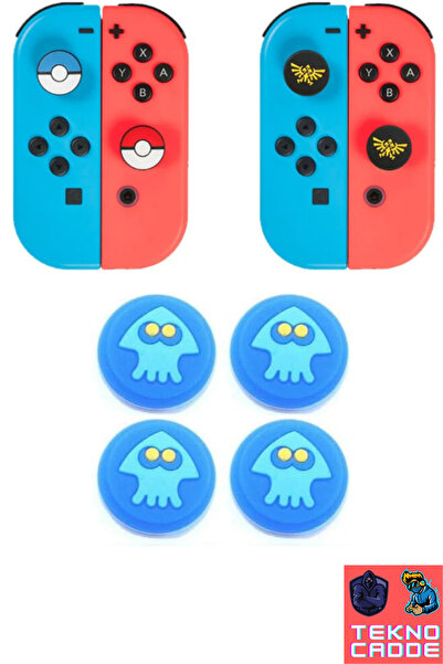 beboncool Nintendo Switch/Switch OLED/Switch Lite Analog Koruyucu Silikon Pad