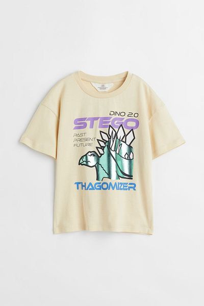 Zeyder Kids Tricou cu model de dinozaur pentru băieți