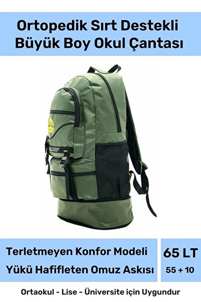 Pastimore Rucsac de școală ortopedic și anti-transpirație de dimensiuni mari,...