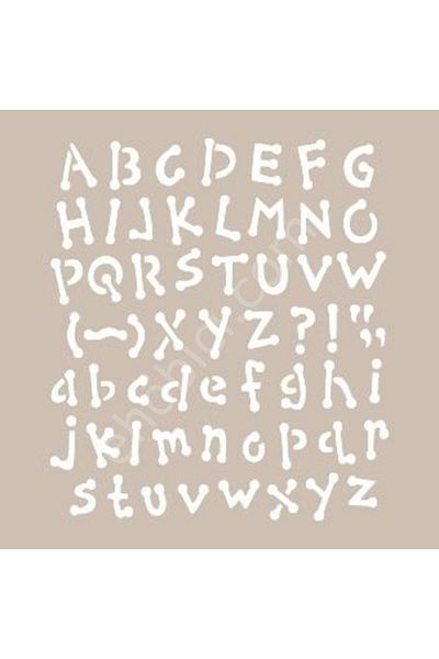 Cadence As426 - A4 Stencil Patterned Letters