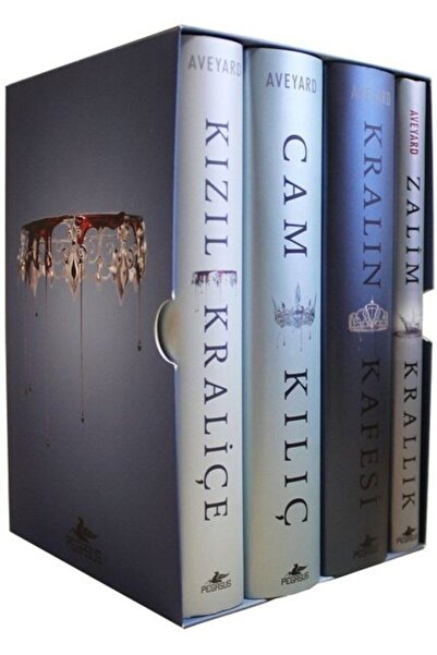 Pegasus Yayınları Kızıl Kraliçe Serisi Kutulu Özel Set Ciltli 4 Kitap & Victo...