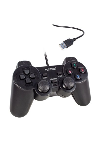 Genel Markalar Usb Game Pad Joystick Çift Titreşimli Oyun Kolu Analog