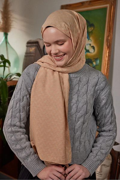 Şalland Freya Shawl Series Almond