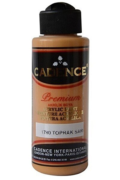 Cadence Acrylic Paint 120ml(cc) 1780 Earth Yellow