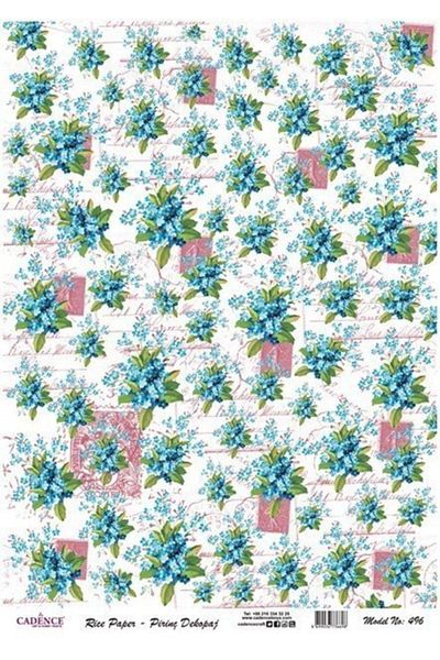 Cadence Rice Decoupage - Model 496