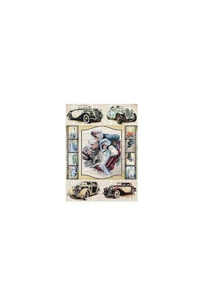Cadence 2 pieces, model 208 - Rice Paper Decoupage