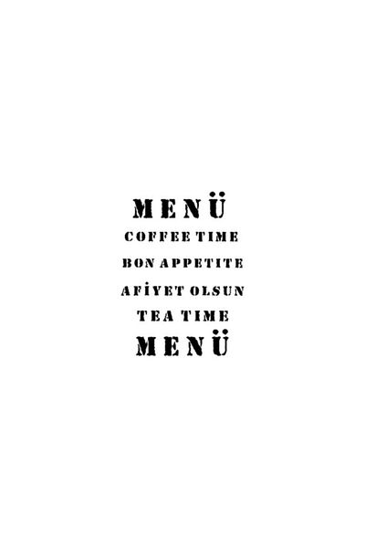 Cadence Cafe Themed Stencil (template) A4