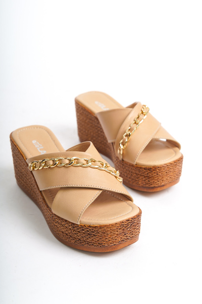 Elile Shoes Hakiki Deri Kadın Terlik 36-37-38-39-40 NUMARA
