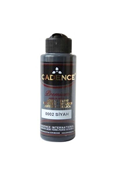 Cadence Boya Cadence 120 Ml Premium Akrilik 0002 Siyah