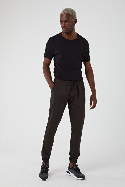 Slim Fit Likralı Esnek Rahat Jogger Pantolon Bel Ve Paça Lastikli Bağlamalı