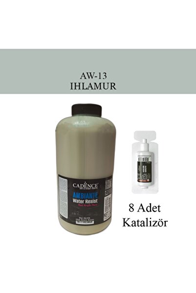 Cadence Ambiante Suya Dayanıklı Islak Zemin Boyası aw-13 Ihlamur 2 Litre + Ka...