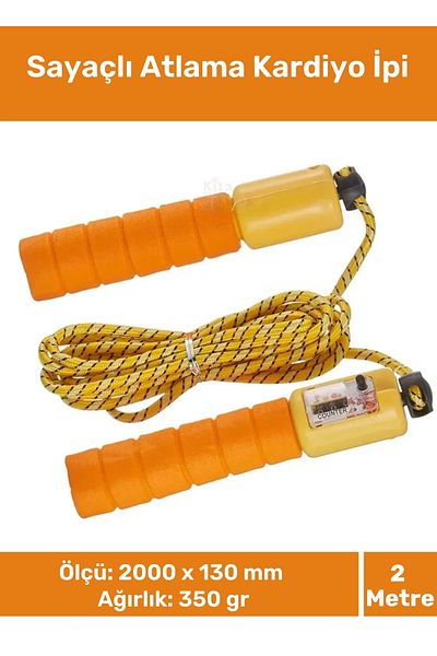 Pastimore Premium Children's Jump Rope - Multicolor and Counter, Special Game Rope