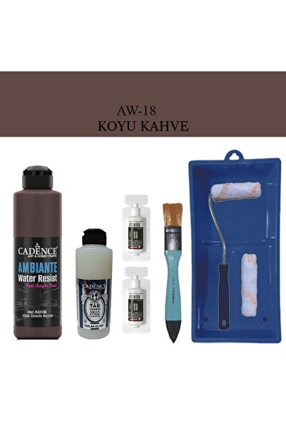 Cadence Boya Fayans Tezgah B-Ambiente Islak Zemin Aw-18 K.Kahve 250Ml Kataliz...