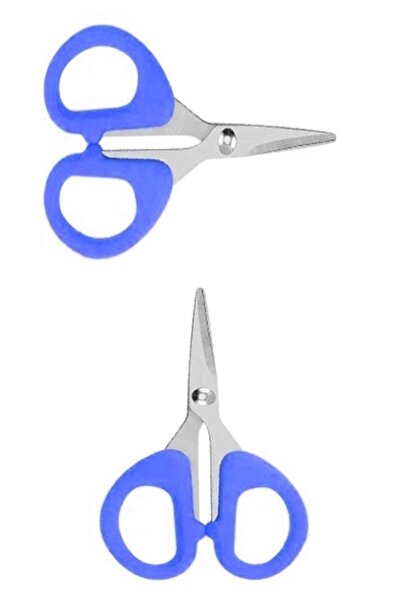 xolo Mavi Ofis Kırtasiye Makası Çok Amaçlı Makas 11 Cm Mini Makas Kağıt El İşi Makası XS003