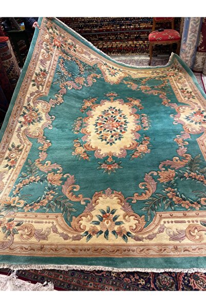 RD RAMAZAN DAĞ EL HALI SANATI El Dokuma Kabartmalı Çin Halısı Pamuk Üstü Yün ...