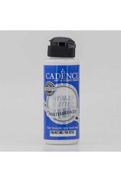 Cadence Hybrıd Akrilik Multisurface Simli Gümüş Hsg-002 Pak Beyaz 120 Ml