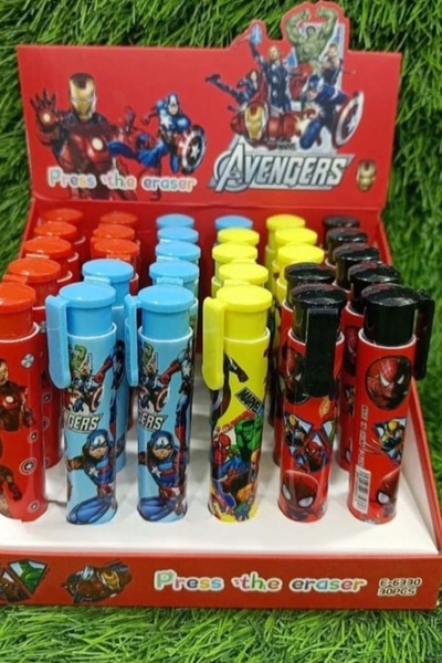 senacacollection Creion de șters importat cu caracter Marwel - Design Push