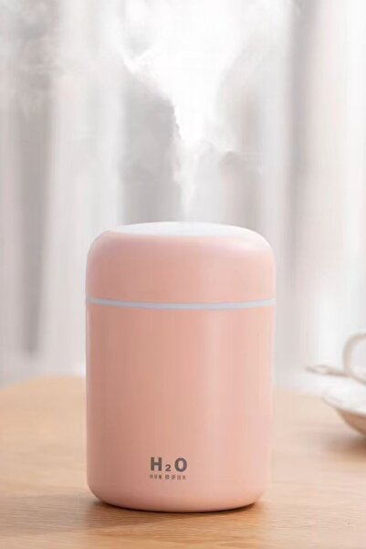 Ekru Cep 300ml Ultrasonik Hava Nemlendirici Buhar Makinesi Ve Aroma Difüzörü