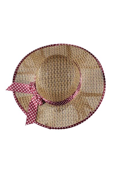 Pandoli Women's Ribbon Straw Trilby