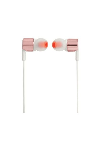 JBL T210 White-Gold Cable In-Ear Detail