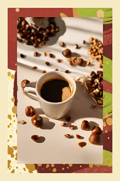 Mim and More Hazelnut Turkish Coffee, Fındık Aromalı Türk Kahvesi,150 gr