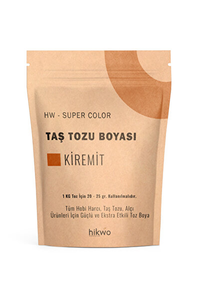 Hikwo HW - Toz Boya - Taş Tozu Boyası - Hobi Harcı Boyası - Mum Boyası 100 Gr...