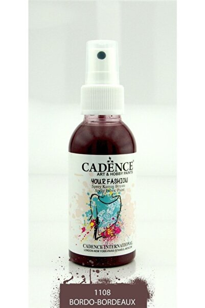 Cadence 1108 Bordo Sprey Kumaş Boyası