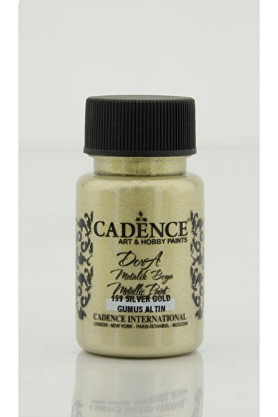 Cadence 159 Gümüş Altın Dora Metalik Boya 50ml(cc)