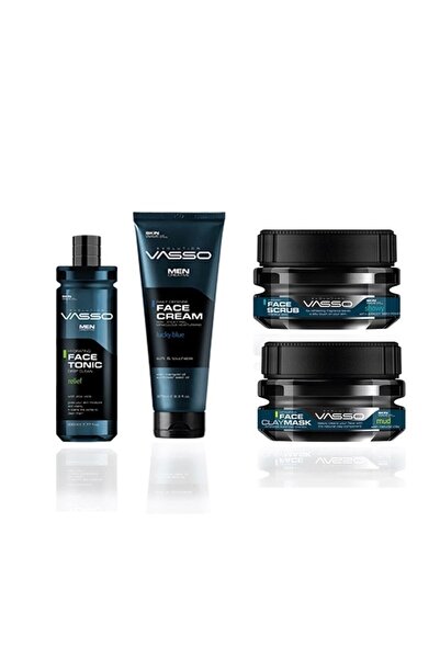 Vasso Men Siyah Nokta Ve Akne Karşıtı Arındırıcı Kil Maskesi - Face Clay Mask 250 ml