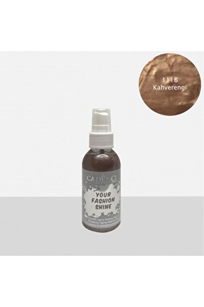 Cadence 1118 Kahverengi Sprey Metalik Kumaş Boyası