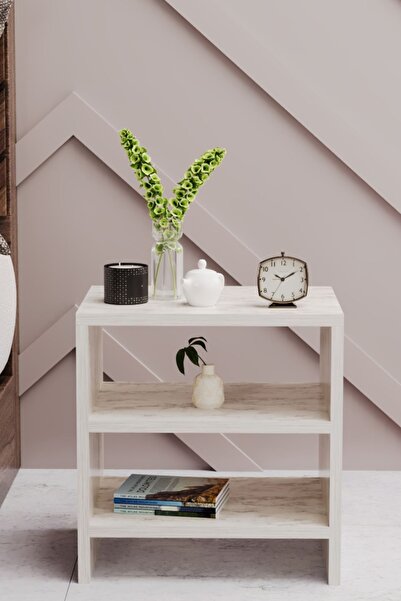 EGEMODÜLER 2 Raflı Komodin Yatak Odası Yanı Komodin Bölmeli Komodin Başucu Komodin